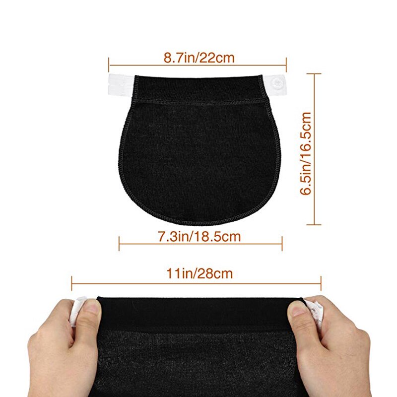 Elastische Stretch Moederschap Riem Flexibele Broek Riem Verstelbare Zachte Comfortabele Zwangerschap Tailleband Extender Voor Zwangere Wome