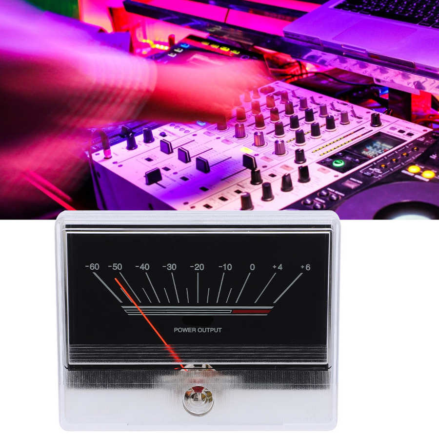 TN‑ 90A ‑BGB‑ S0538 Mini Hohe Genauigkeit VU Meter DB Verstärker Ebene Audio- Meter mit Hintergrundbeleuchtung Energie Meter