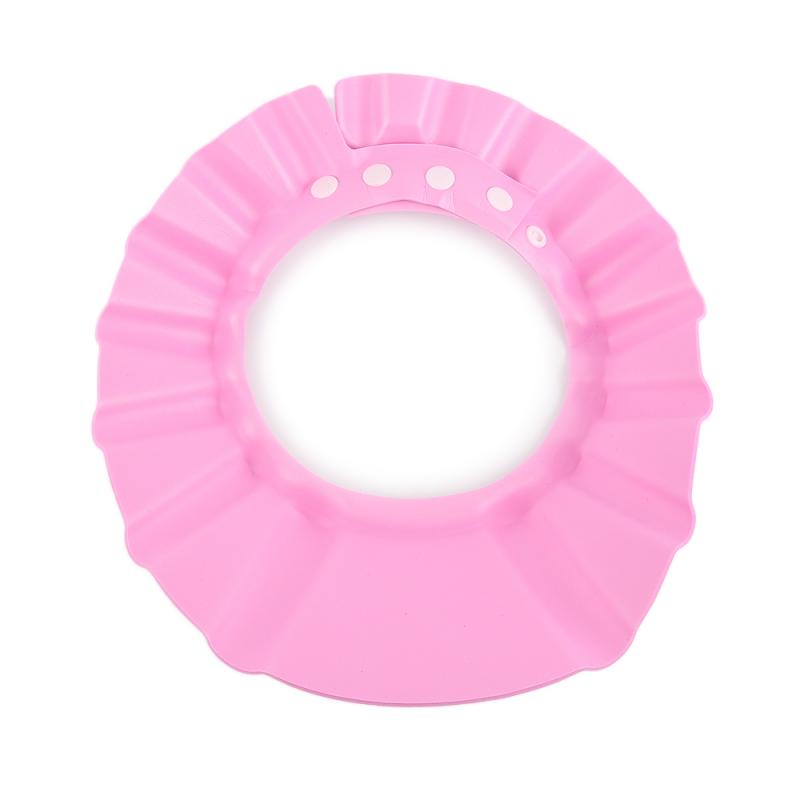 Söt babyschampokeps babyschampo artefakt baby shower badkeps justerbar söt tecknad barnduschhatt för babyvård: C03