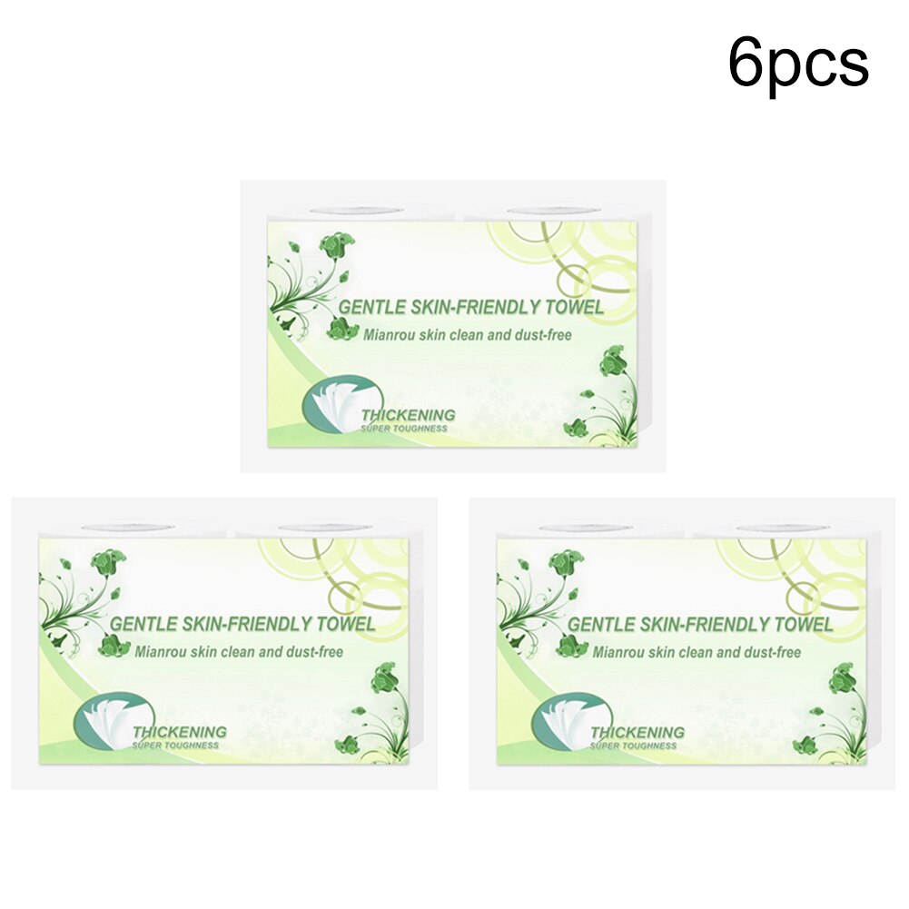 miejsce 6 rolki toaleta bibuła gospodarstwa domowego 4 warstwy biała miękka skóra przyjazna dla łazienki FKU66: Default Title