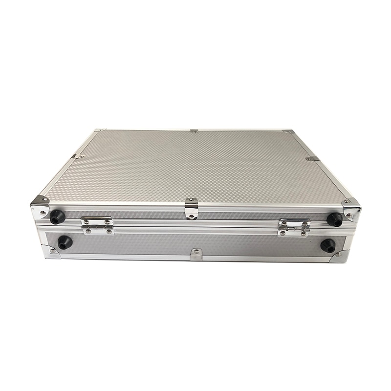 Aluminum Alloy Tool Case Outdoor Safety Equipment Box Portable Safety Instrument Case Suitcase Portable Tool Box 370x285x80mm