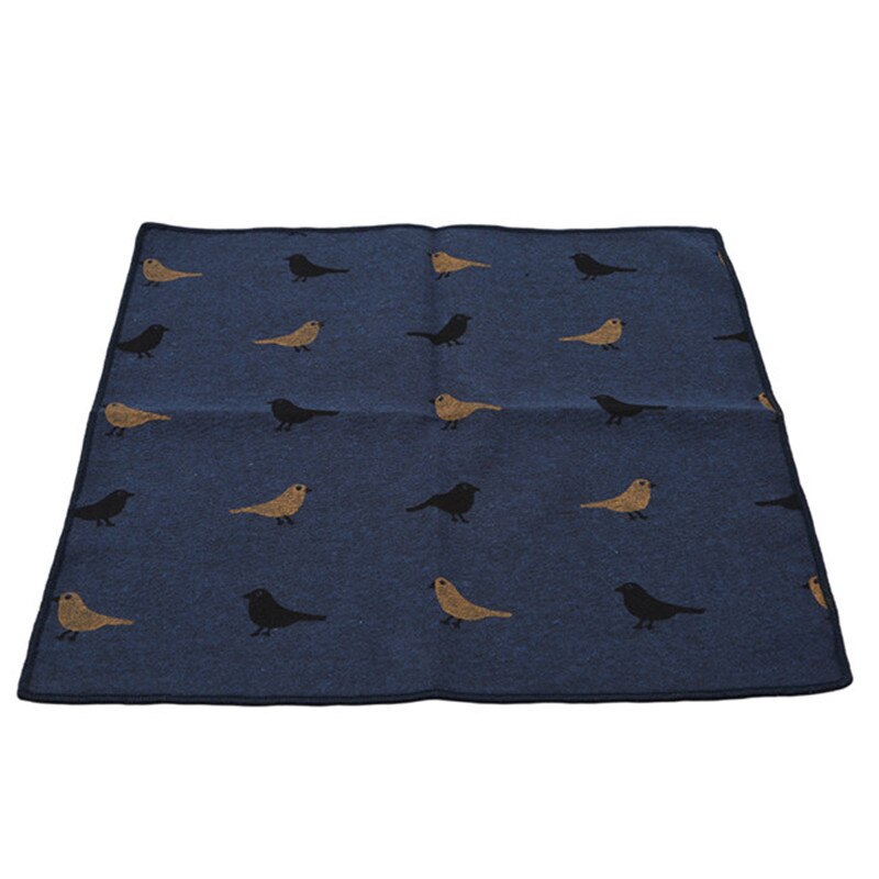 24*24 Cm Casual Vierkante Dieren Patroon Zakdoek Voor Mens Suit Katoenen Zakdoek Borst Handdoek: 240080