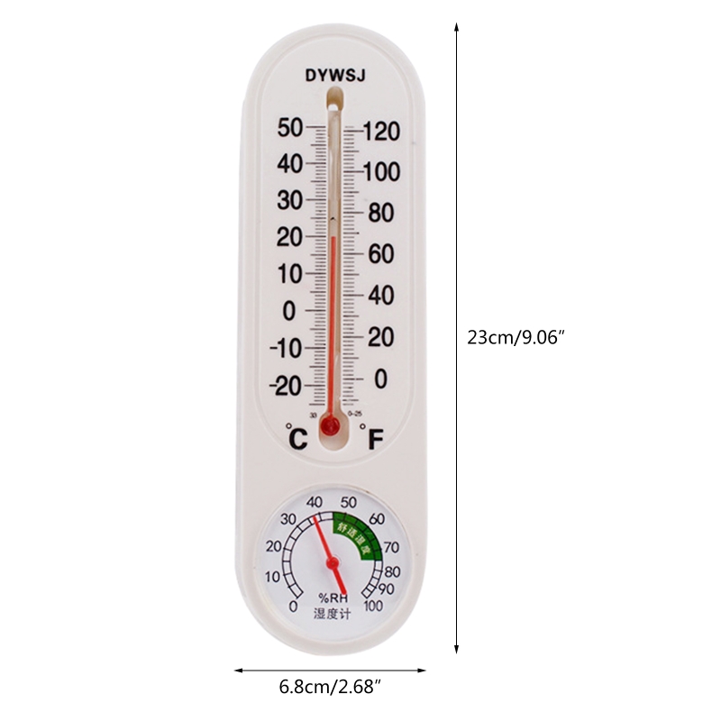 Thermometers Temperature Humidity Gauge Meter with Celsius/Fahrenheit ℃/℉ for Patio Field Cellar Garden Humidors Green M31 23