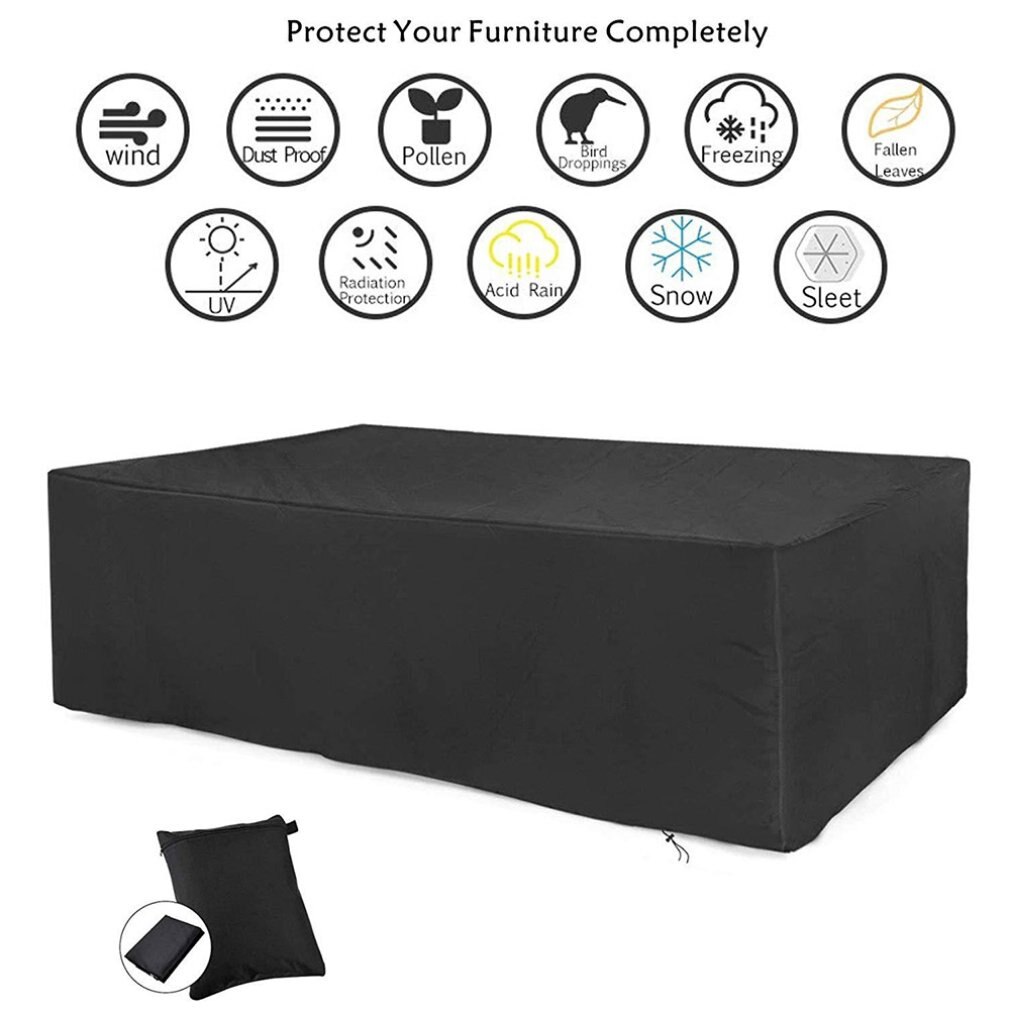 Oxford pano de jardim ao ar livre à prova dwaterproof água móveis de mesa capa de poliéster simples ao ar livre