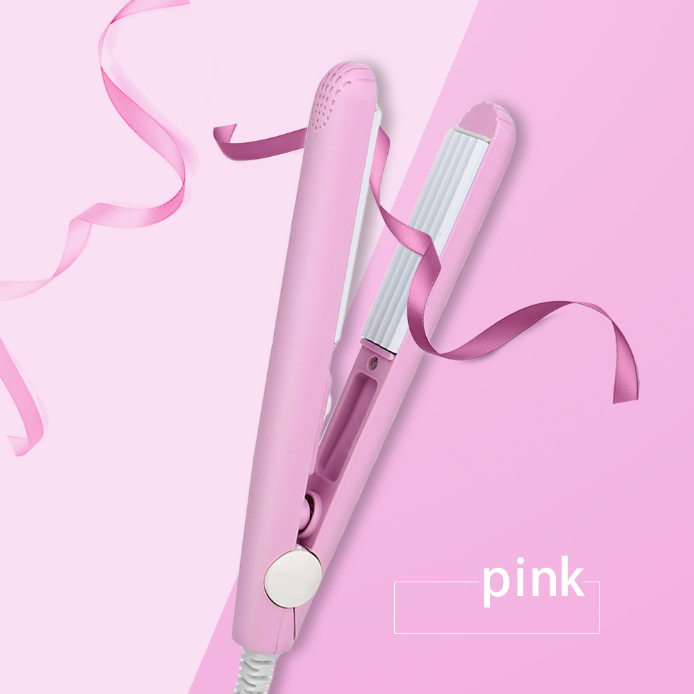 Curling Tool Krullend Haar Stok Haar Curler Draagbare Major 2 Kleuren Beauty Gezondheid Reguleren Temperatuur Curl Machine: Pink
