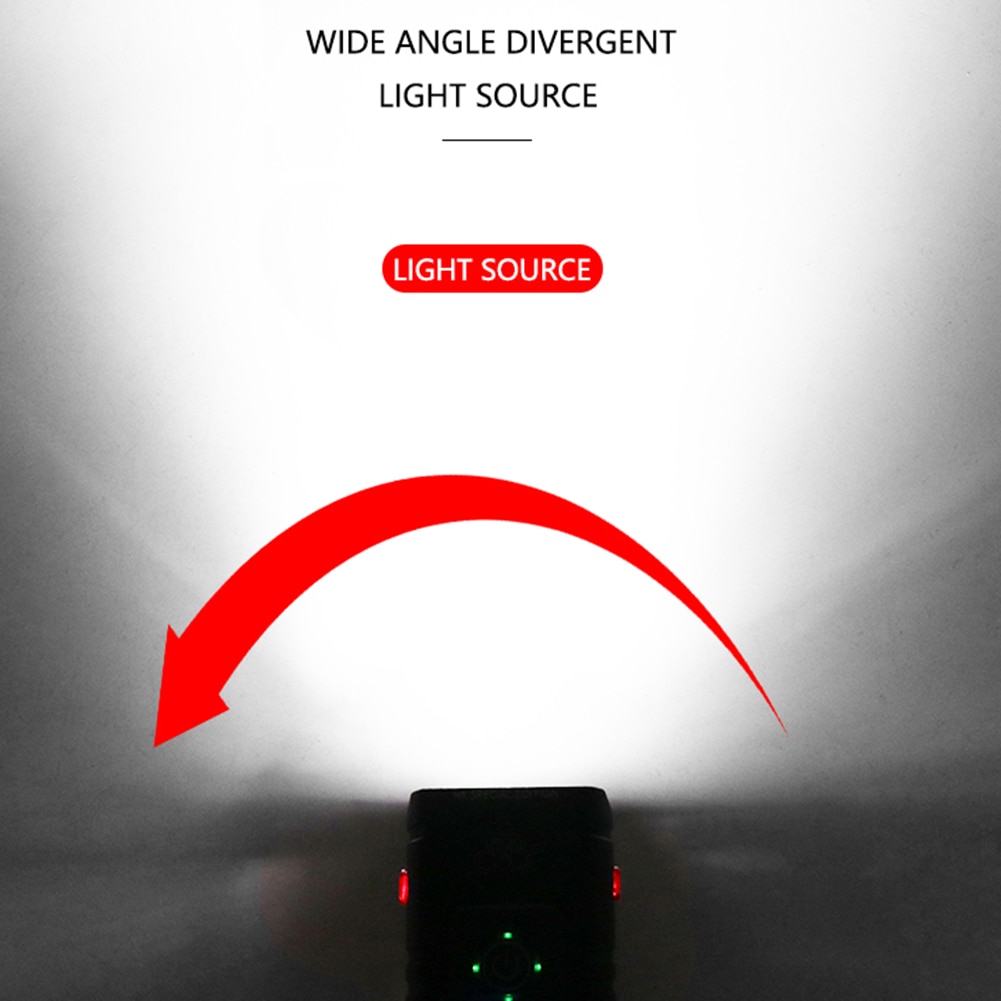 Luz LED T6 para bicicleta de montaña y carretera, linterna frontal, equipo de ciclismo, 10W, 800 lúmenes, recargable vía USB