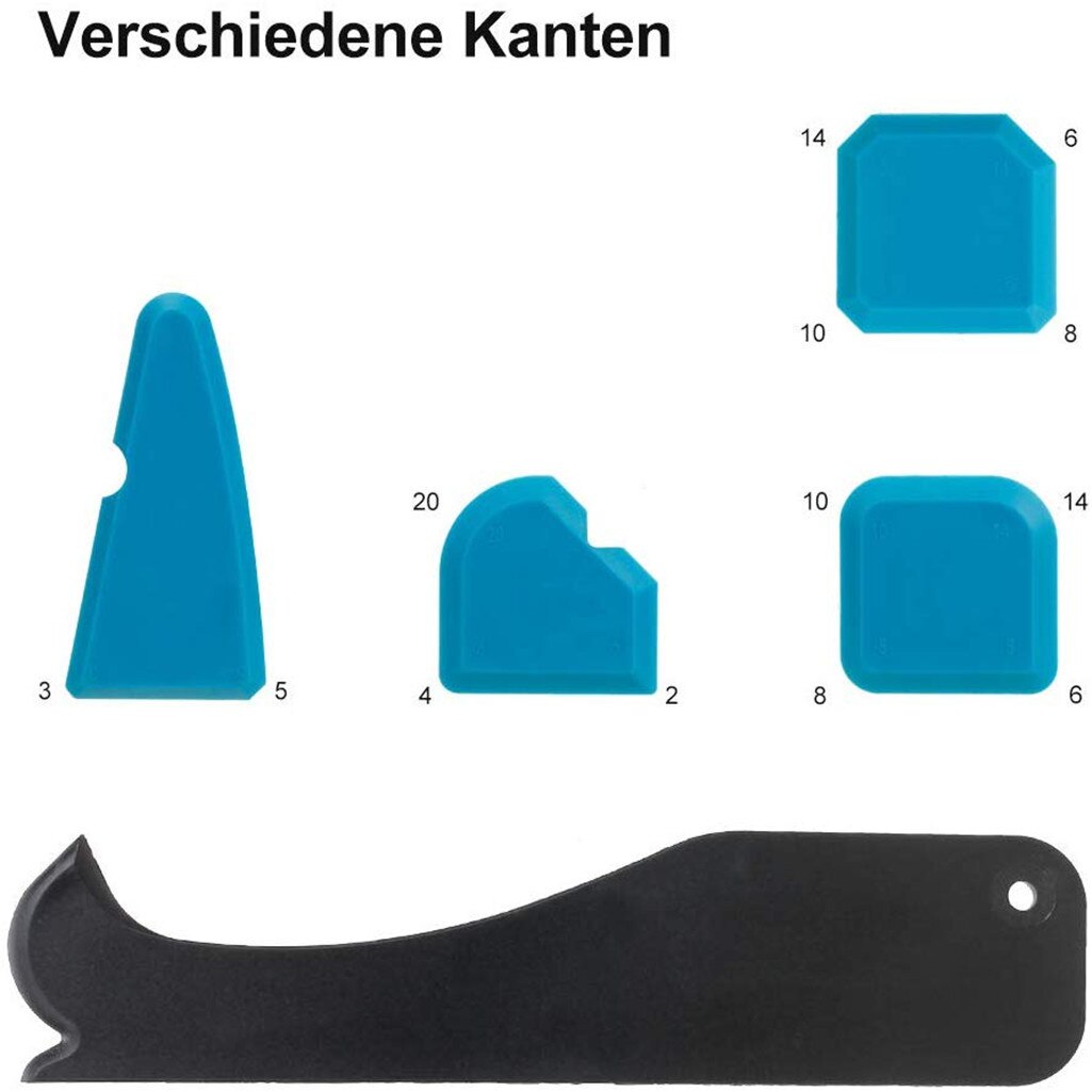 8 Stuks Set Kit Spatel Caulking Tool Kit Schraper Gezamenlijke Silicone Grout Remover Tb Badkamer Frames Kit Seals
