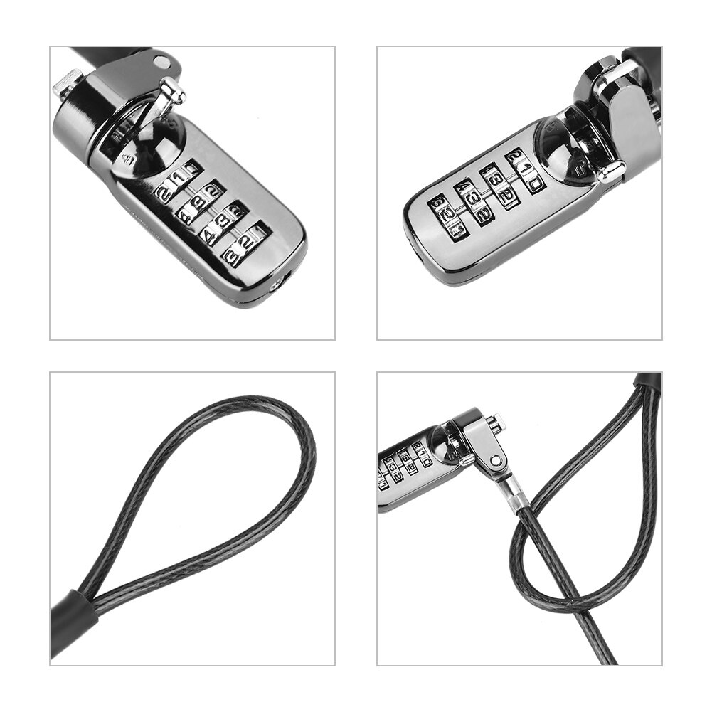 Uitgebreide Keyless Digitale Anti-diefstal Gecodeerde Combinatie Slot voor Laptop Computer