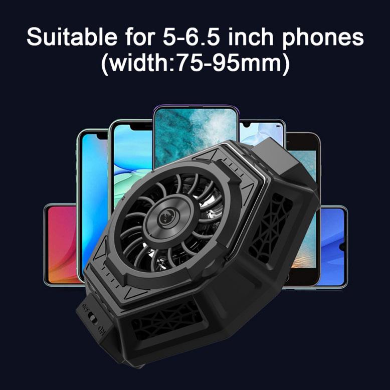 Universele Mobiele Telefoon Radiator Gaming Telefoon Cooler Verstelbare Draagbare Ventilator Houder Koellichaam Voor Iphone Samsung Huawei Xiaomi