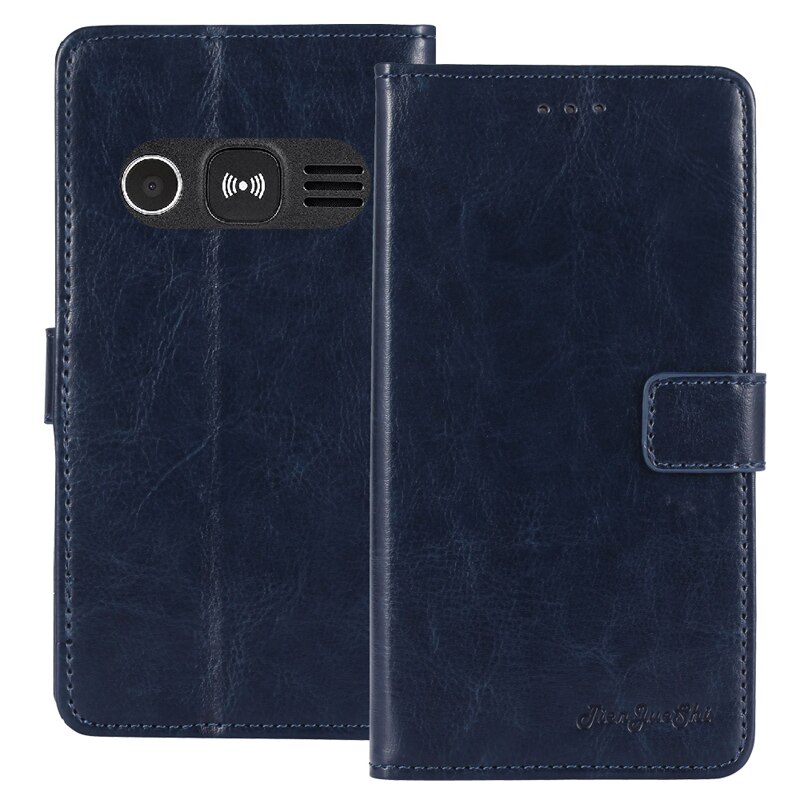 TienJueShi Durable PU Protective Business Style Leather Cover Phone Case For Doro 1361 1370 5516 Pouch Shell Wallet Etui Skin