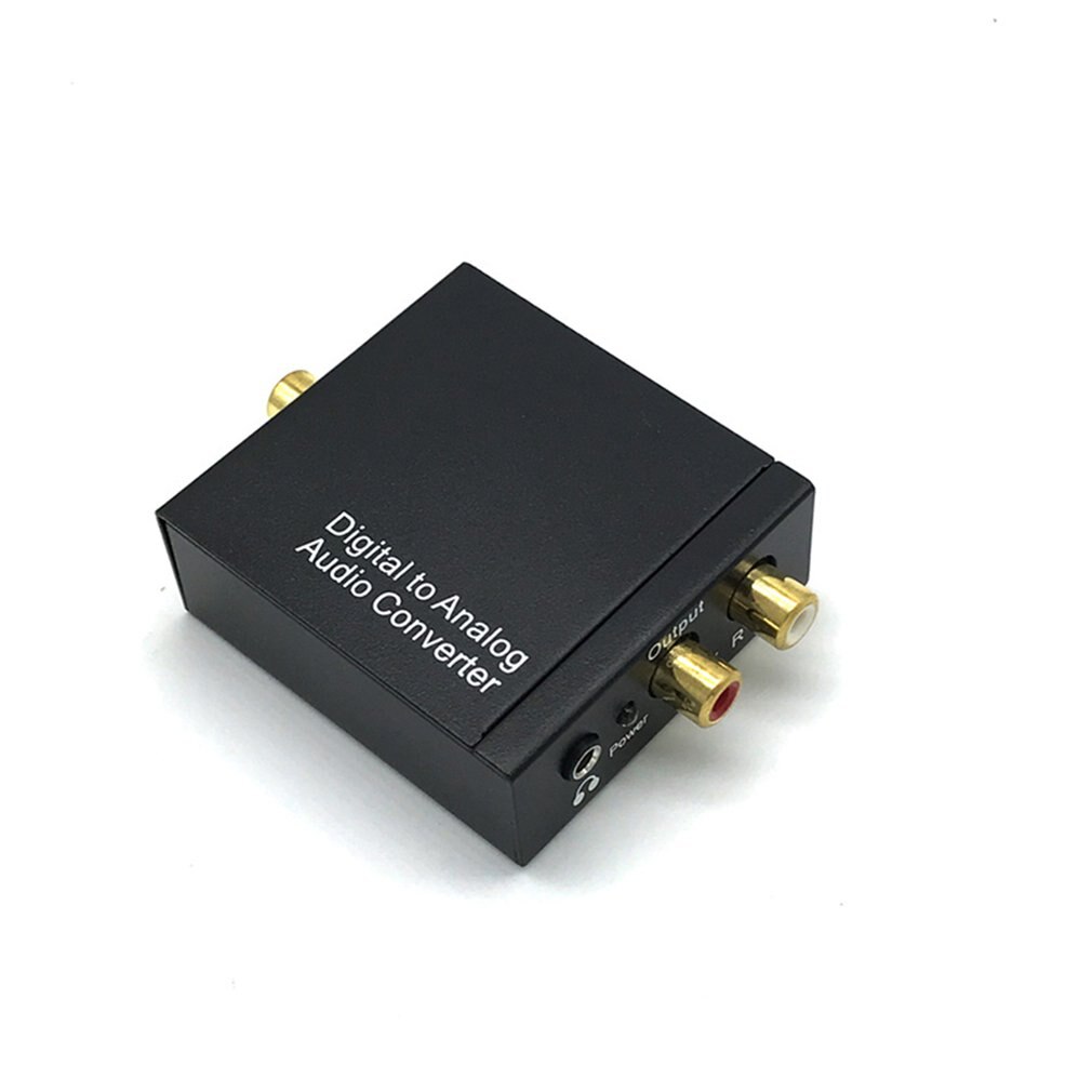 Optical Coaxial Digital to Analog Audio Converter Adapter RCA L/R 3.5mm