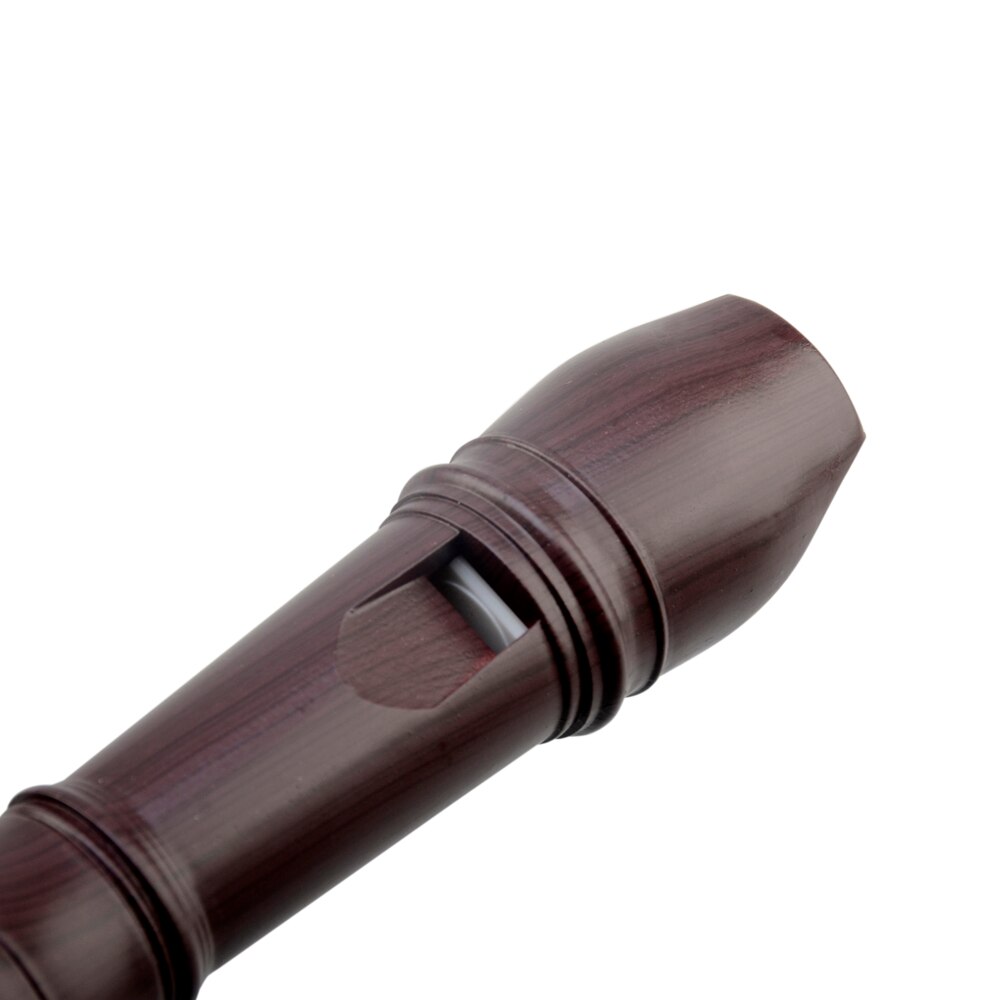 Soprano Recorder German Style 8 Hole Flute with Cleaning Rod and Case for Student, Beginner