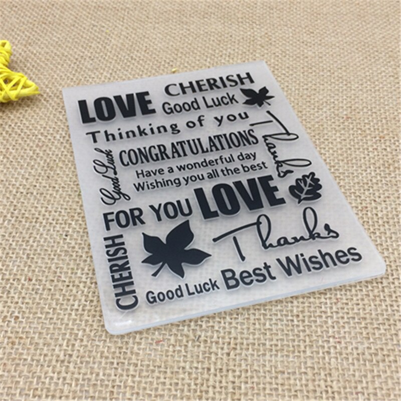 Plastic Embossing Folder Love Heart Template DIY Scrapbooking Card Making Decoration Papercraft