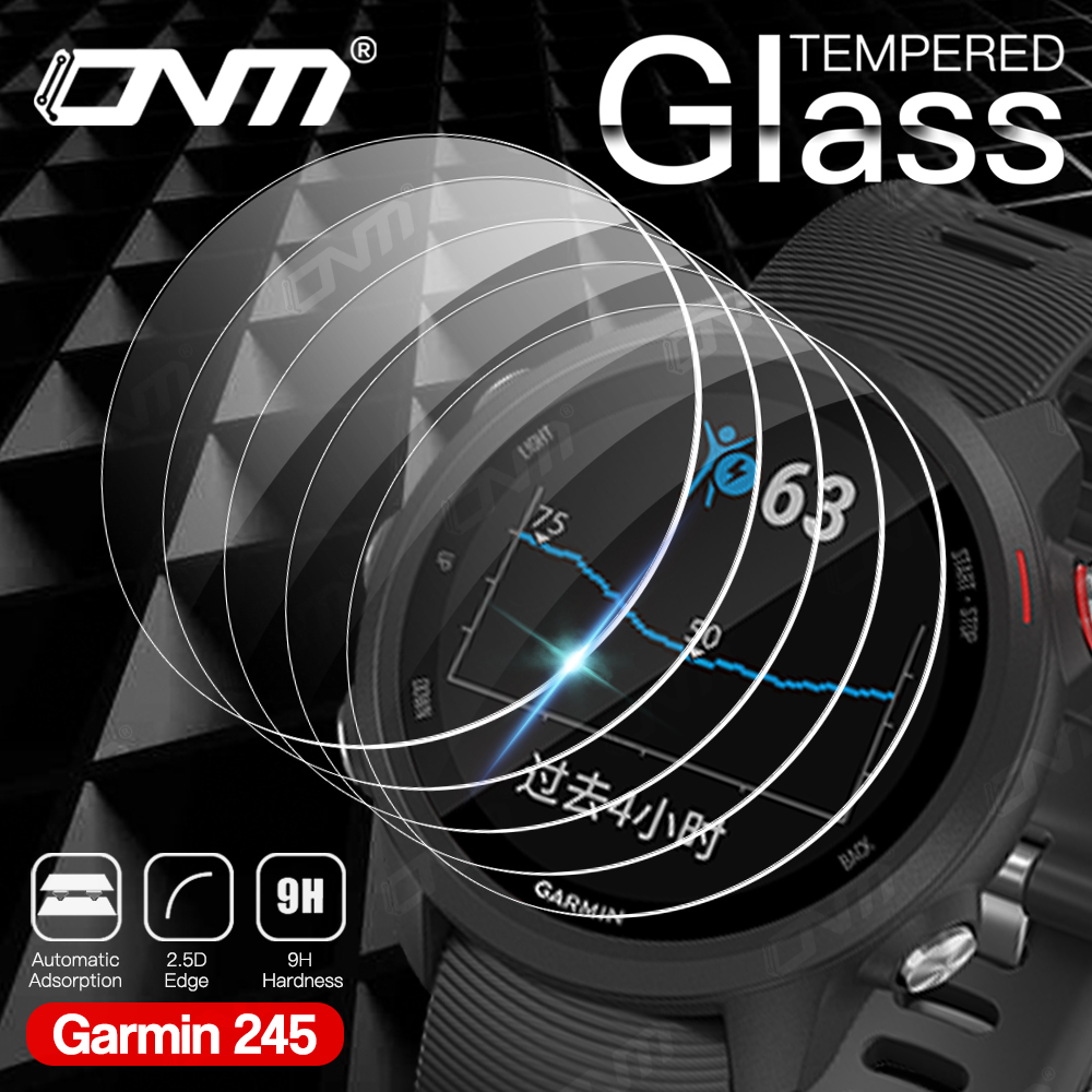 Vidrio templado para Garmin Forerunner 965 255 955 945 245 Music 255S 235 935 645 Protector de pantalla de reloj inteligente película de vidrio Ultra-HD