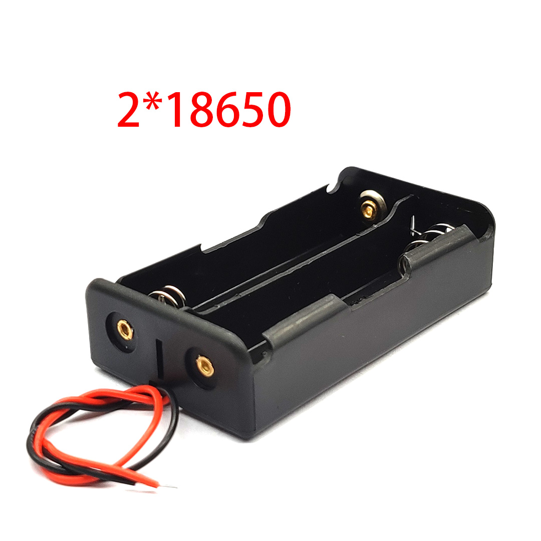 18650 Battery Holder 18650 Battery Storage Box 18650 Battery Case 18650 Box 18650 Holder With Wire Lead Series Connection DIY: green