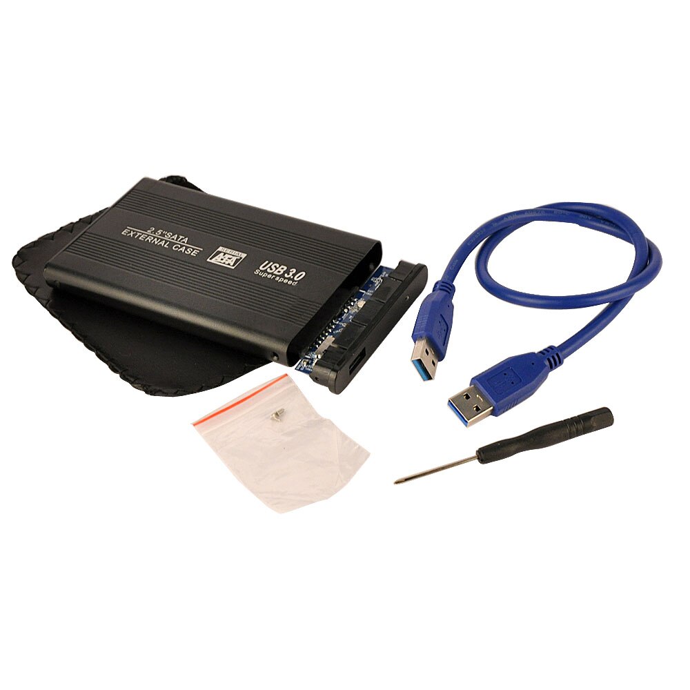 Aluminium Externe HDD Caddy 2.5 inch SATA Interface USB 3.0 Snelheid 6 gb/s SSD Harde Schijf Case