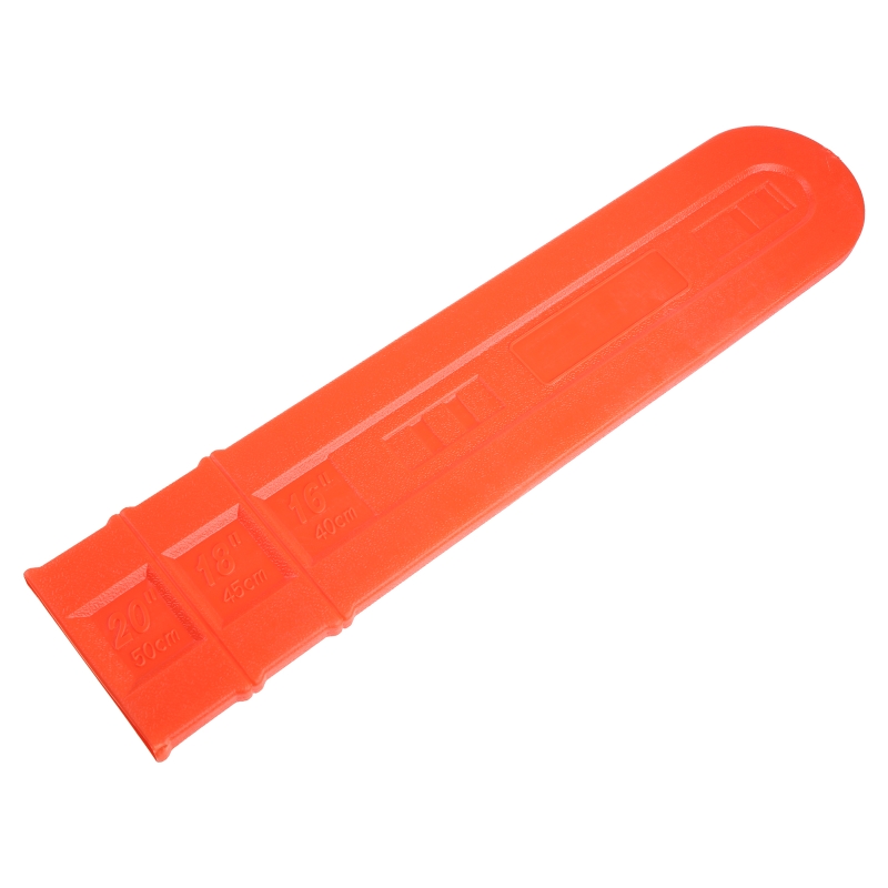 Chainsaw Bar Protective Cover Scabbard Guard Cover 12/16/18/20 inches: Red
