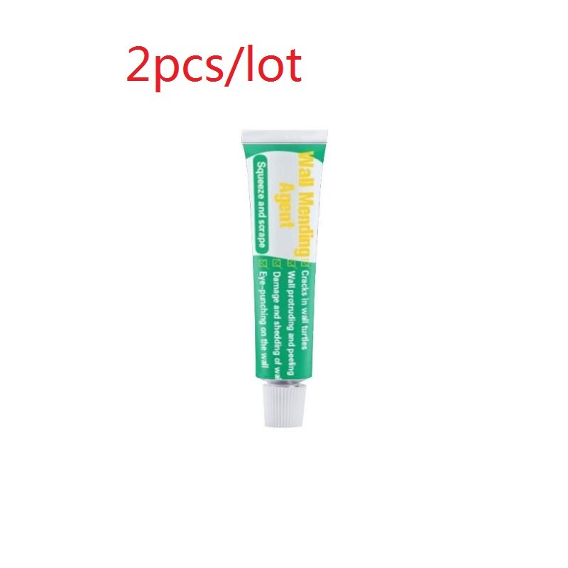 Waterproof Wall Repair Agent Wall Repair Cream Wall Crack Nail Repair Agent Walls Peeling Graffiti Gap Repair Paste Anti-mold: 2pcs