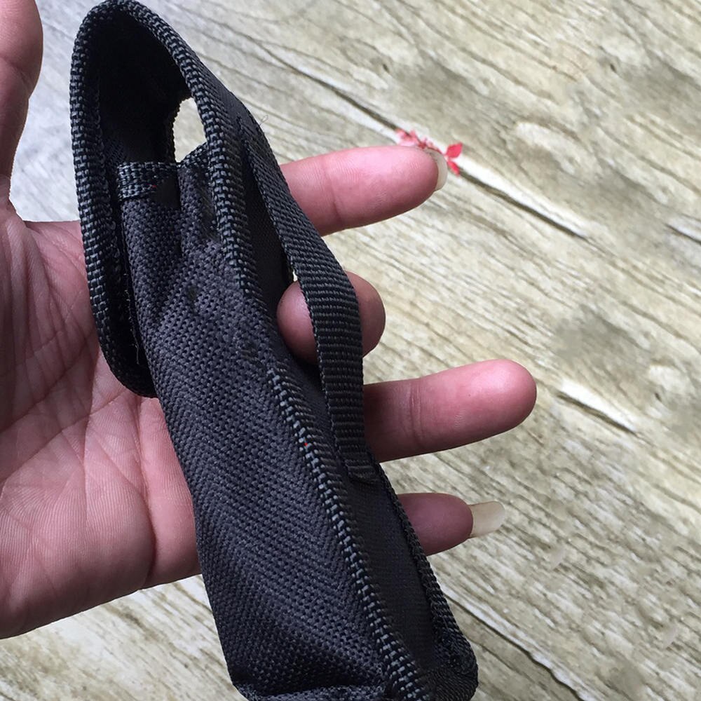 För ultrafire ficklampa påse hölster bälte bärväska hållare ficklampa tyg set ljus ficklampa tygskydd för  z6 c8