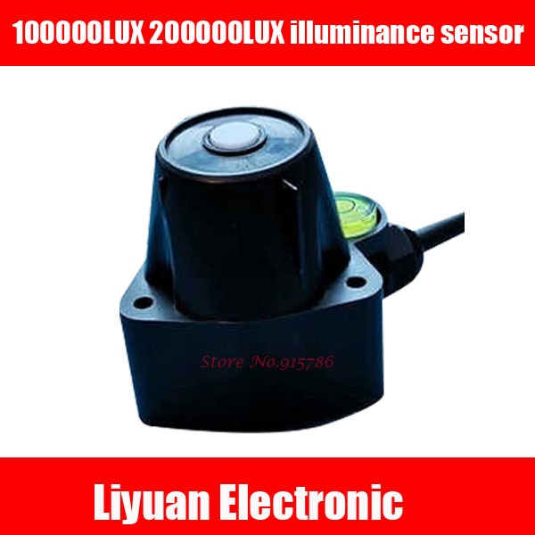 ALS20 Ambient Light Sensor 4-20MA Illuminance Transmitter RS485 Modbus Illuminance Sensor 100000LUX 200000LUX
