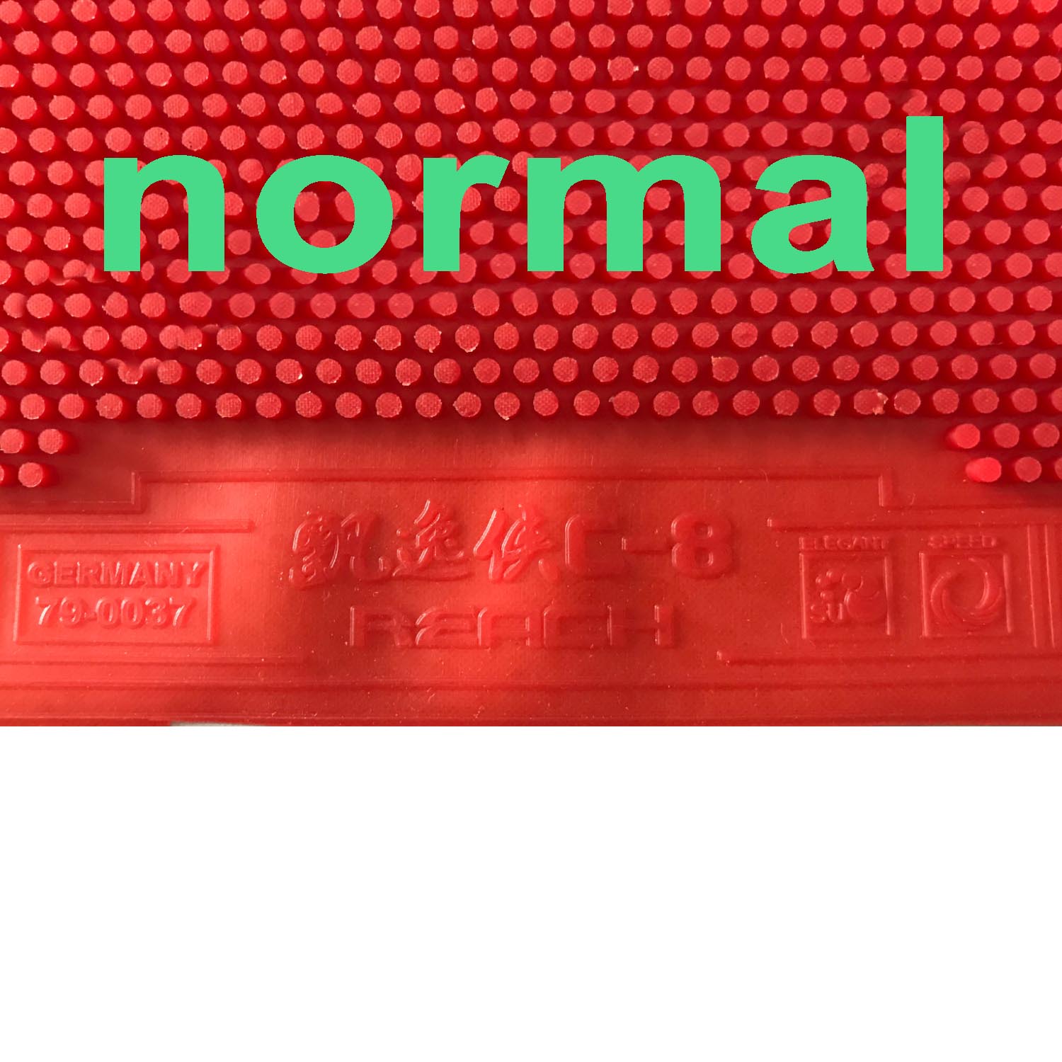 REACH C8 Table Tennis Rubber (super big pimples, normal ) Pips-long Ping Pong Rubber Topsheet OX