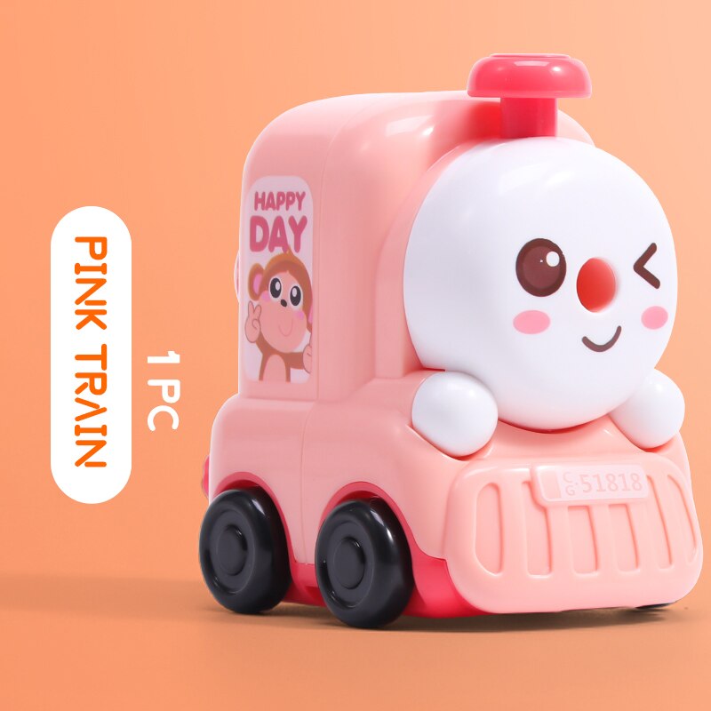 M & G-afilador de lápices mecánico automático, suministros de oficina, papelería creativa bonita para la escuela: Pink train 1pc