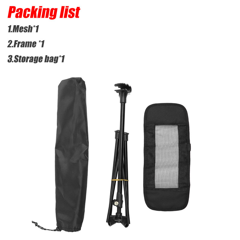 Outdoor Portable Collapsible Footstool Camping Barbecue Picnic Fishing Recliner Foot Rest BBQ Outdoor Chair Family Accessories