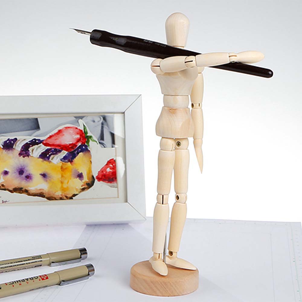 4,5 5,5 8 inch schetsbenodigdheden woondecoratie kunstenaar kunstmodellen schets tekenen actie speelgoedfiguren houten speelgoed mannequin figuurmodel