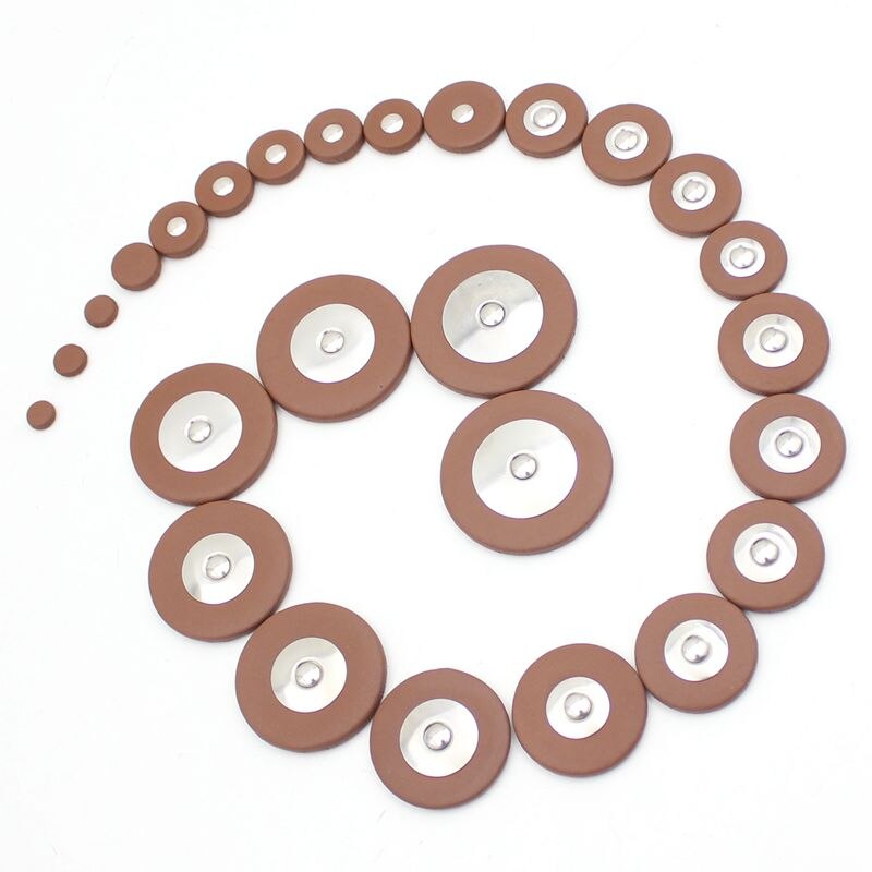 AD-26 pièces Sax tampons en cuir de remplacement pour Saxophone Alto accessoires de Saxophone de