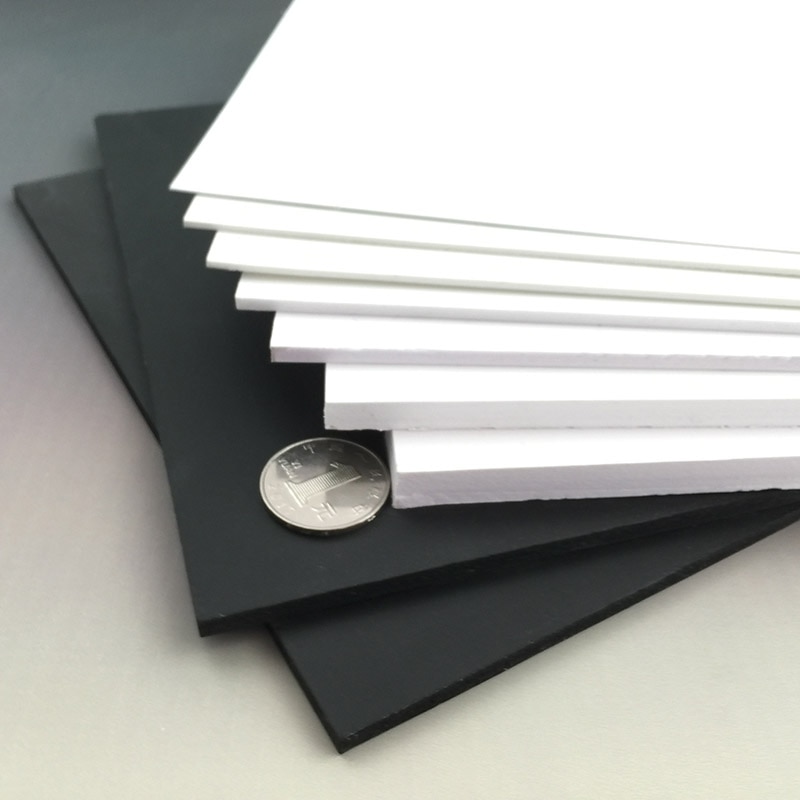 Vit 300 x 200mm pvc skumskiva handgjord modelltillverkningsmaterial plast platt skiva för gör-det-själv-byggmodellmaterial