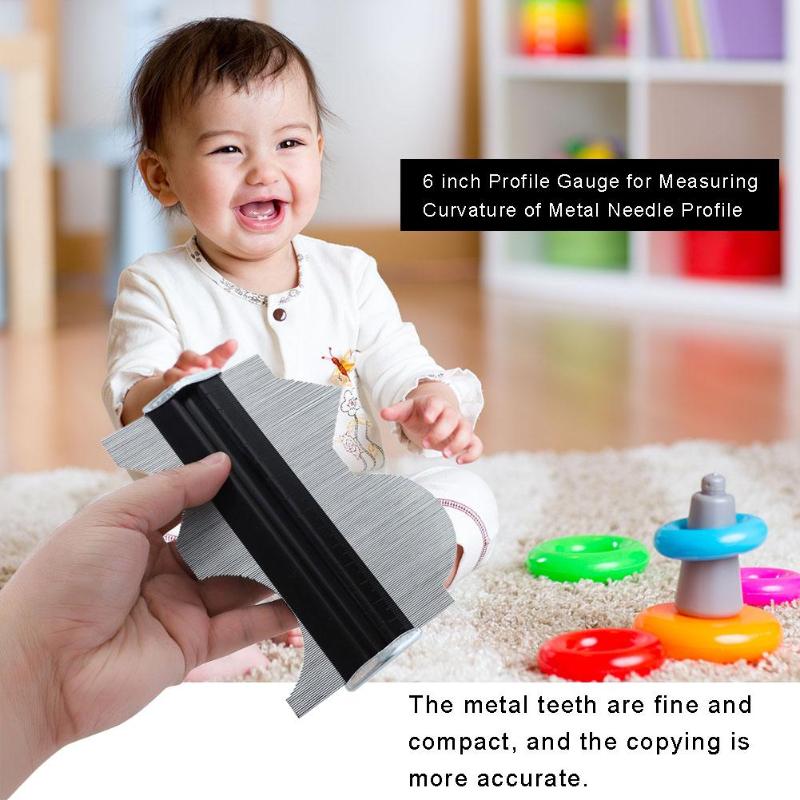 6 inch Metal Needle Contour Profile Gauge Tiling Laminate Contour Gauge