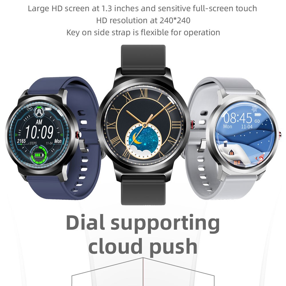 696 h6 pro smartwatch voor mannen en vrouwen met bloeddrukmeting en hartslagmeter, waterdicht en alarm, smartwatch voor android en apple-telefoonband