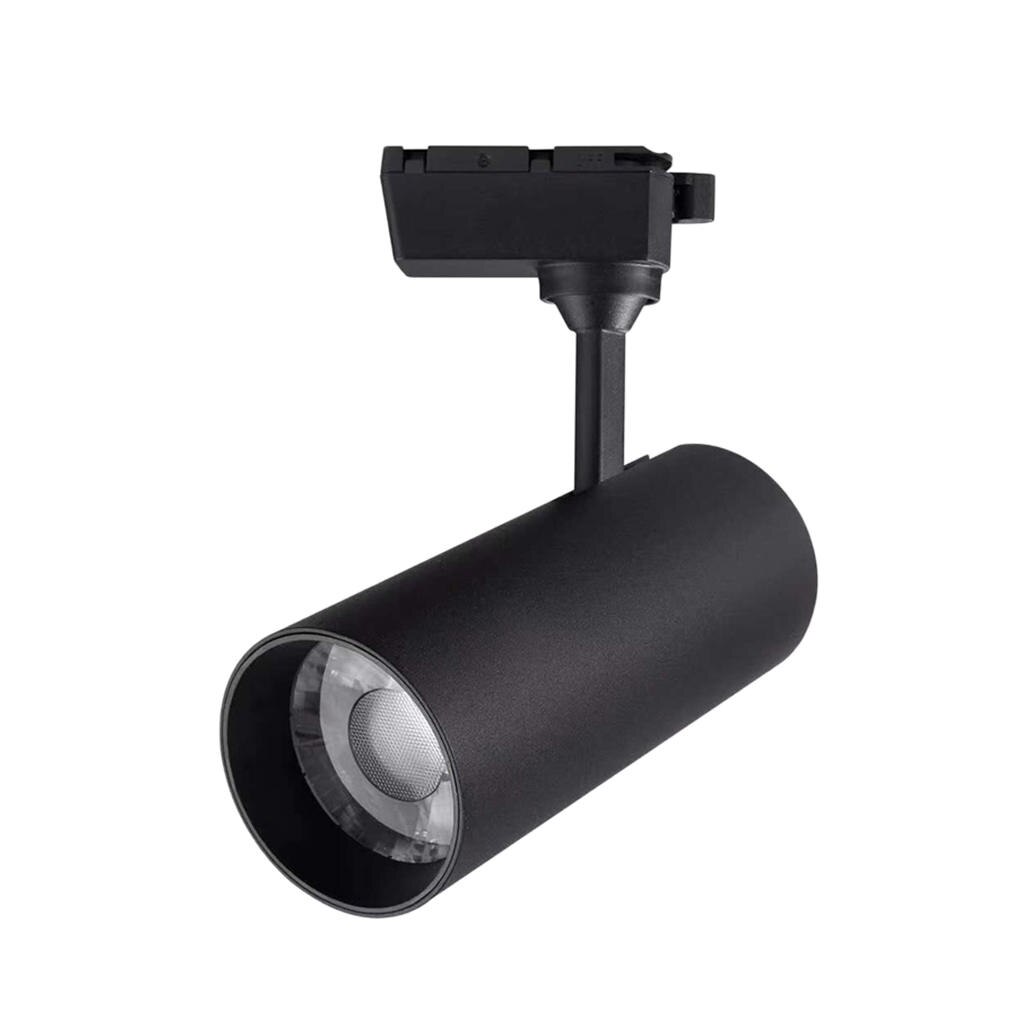 LED Track Lighting Heads Retro Industrial Black Metal Studio Spotlight Lamp: 3500K Warm