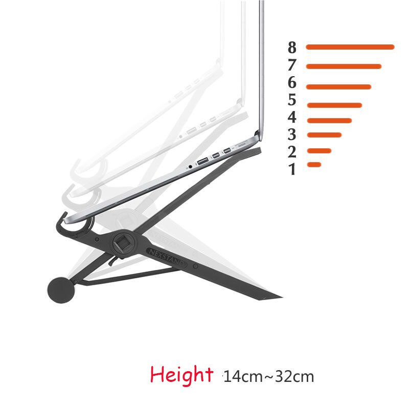 1 Pc/Pack Solid Durable Ajustable Foldable Lapdesk & Laptop Stand for Office and Home