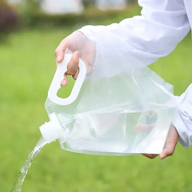2L/3L/5L/10L Outdoor Faltbare Eimer Faltbare Wasser Tasche Überleben Wasser Lagerung Tragbare Wasser Träger Container camp Wandern