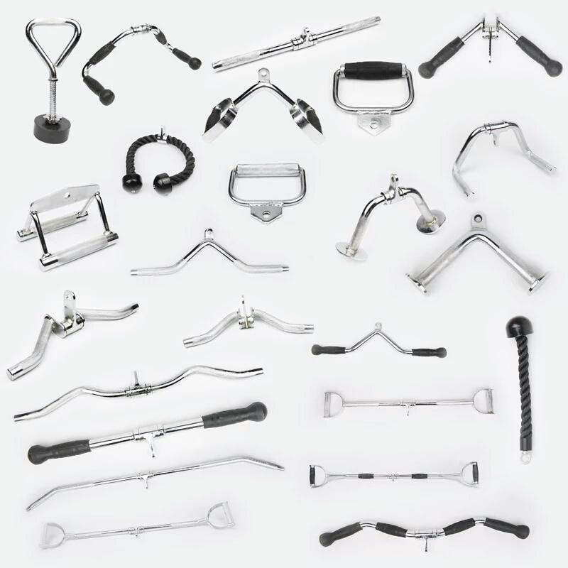 Uitgebreide krachtapparatuur accessoires fitnessapparatuur galvaniseren handvat kunststof handvat speciale trekbuigstang