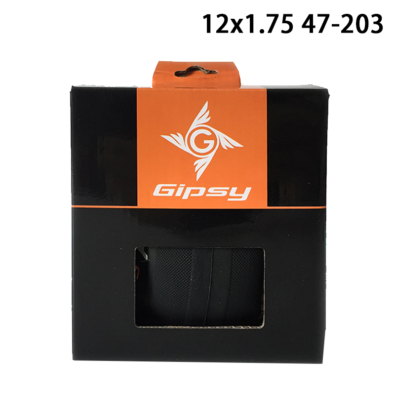 GIPSY 12 inch Bicycle 12x1.75 FOLDING TIRE 155g 85PSI 120TPI 12'' Slick Tire Balancebike Pushbike Kids Bike Upgrade Tire G-ZERO: Default Title