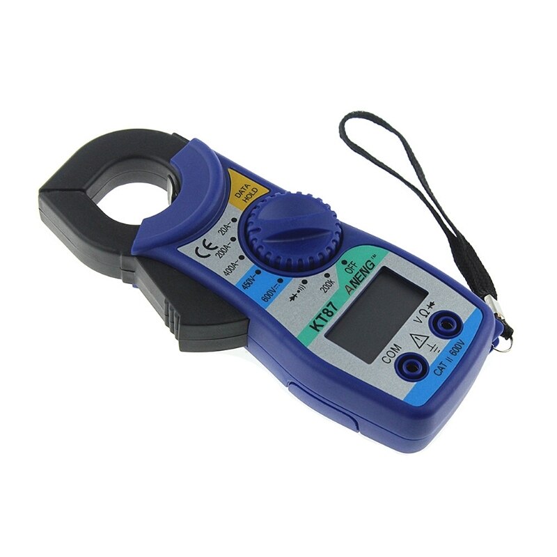 Digital multimeter ampere klämmätare nuvarande klämma tång ac / dc spänningstester data visar multimeter