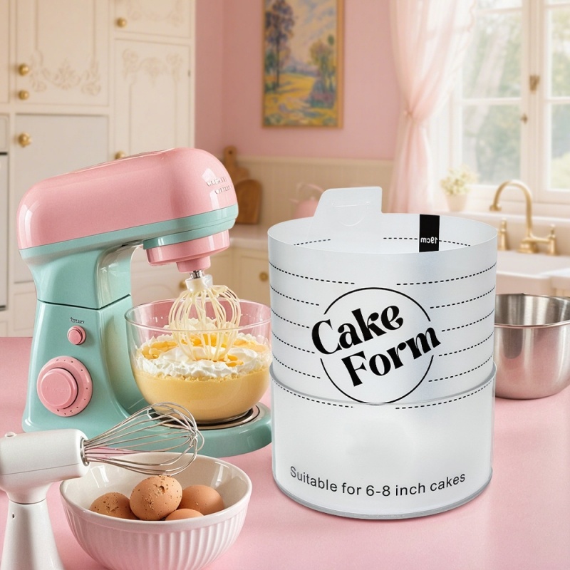 Einstellbare Runde Kuchen Ring bilden Versenkbare Fondant Werkzeuge Mousse Kuchen Ring Acryl Kreis Backen Ring Kuchen Werkzeuge