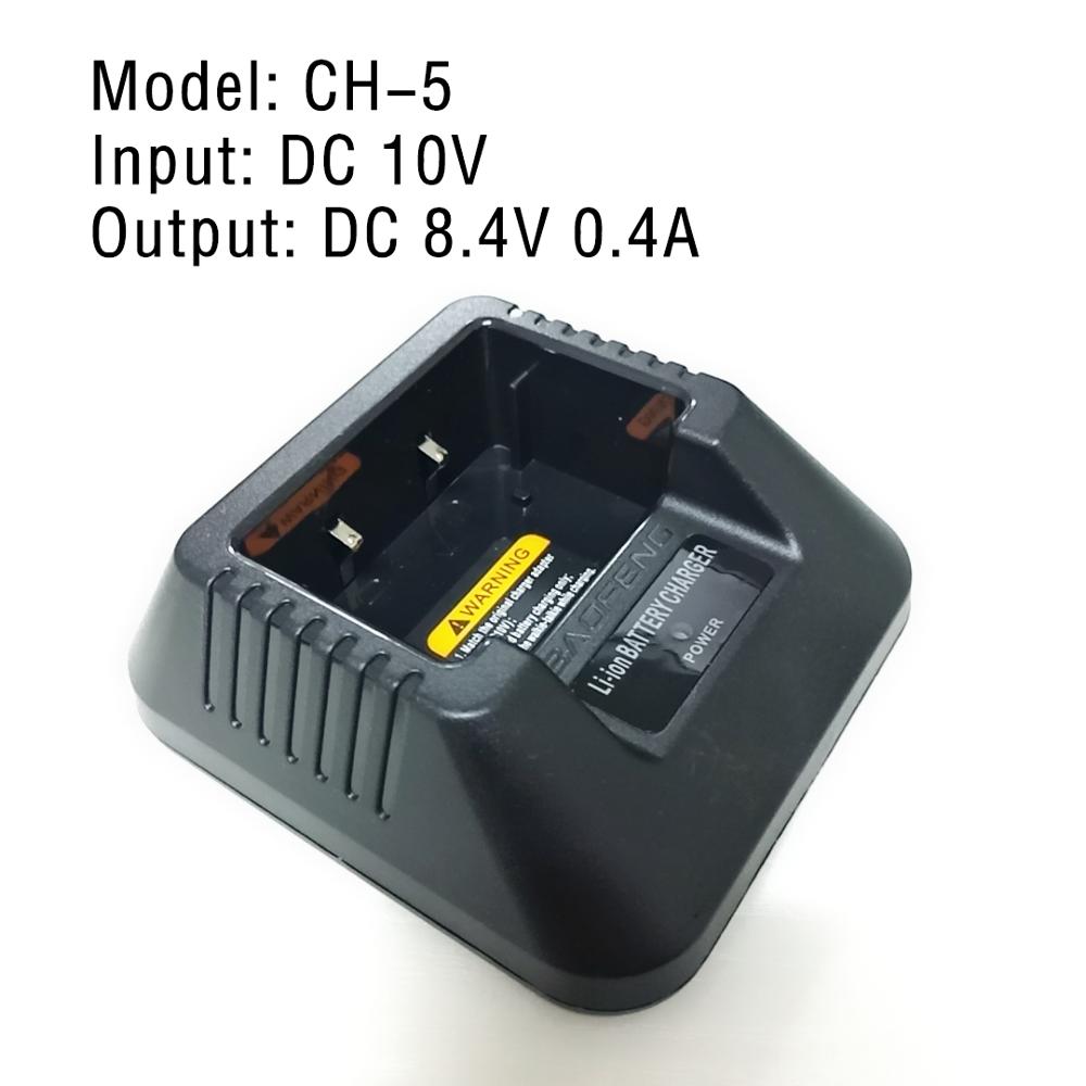 100% Original Alle Neue Baofeng UV-5R Batterie Ladegerät UV 5R Walkie Talkie Batterien Schreibtisch Ladegeräte EU Stecker