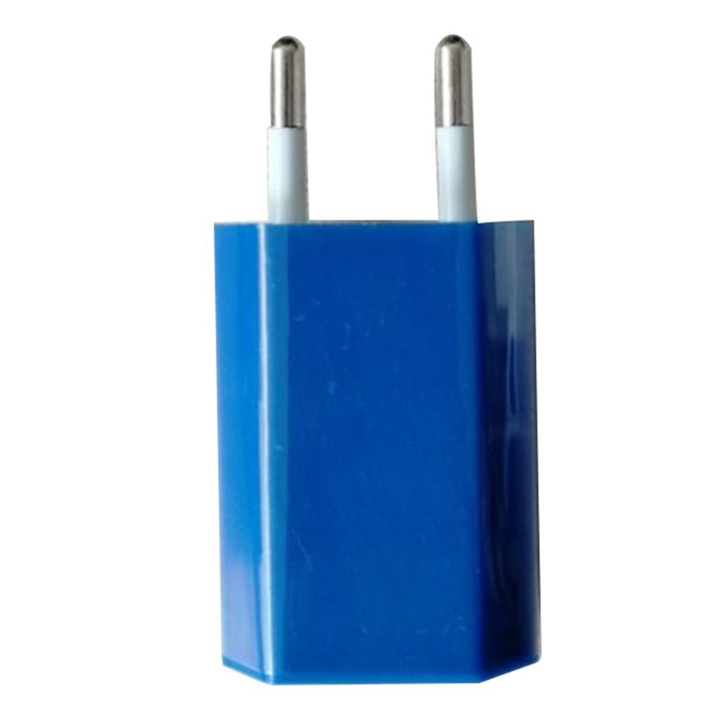 Usb vegglader lader adapter 5v 500ma enkel usb port hurtiglader stikkontakt kube for iphone for android telefon