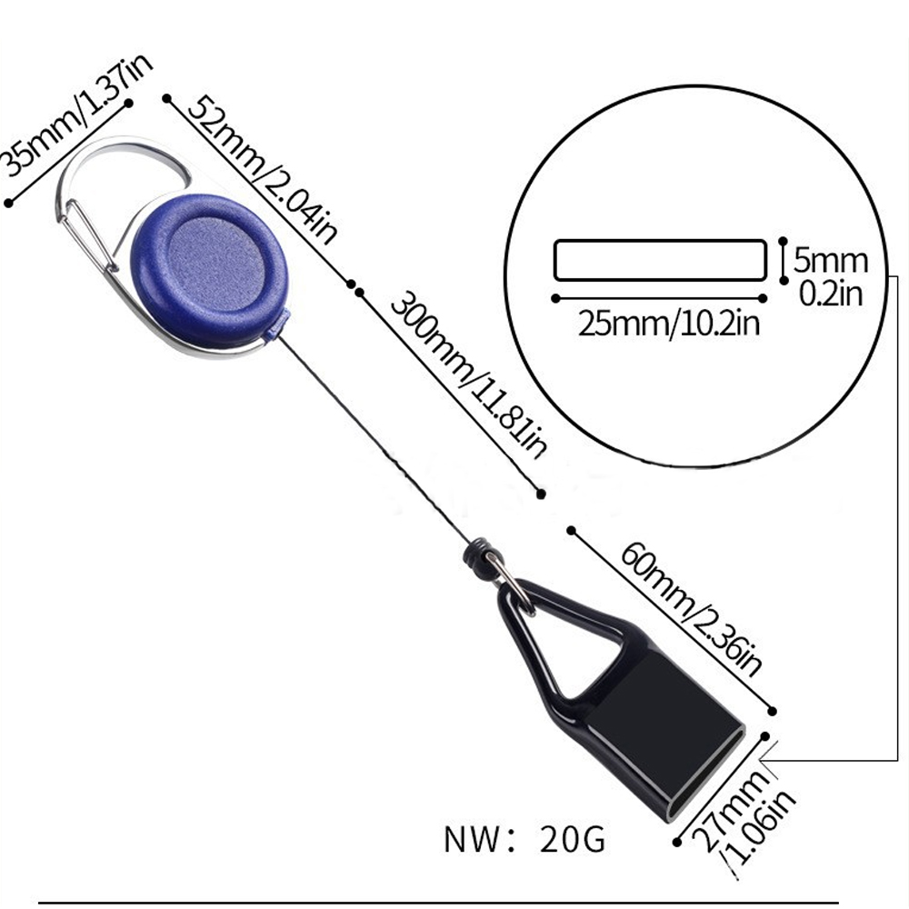 10PS Intrekbare sleutelhanger Aansteker te trekken gesp Sleutelhanger Outdoor Anti-verloren Anti-diefstal Draadkabel Gesp Snelle levering Groothandelaren