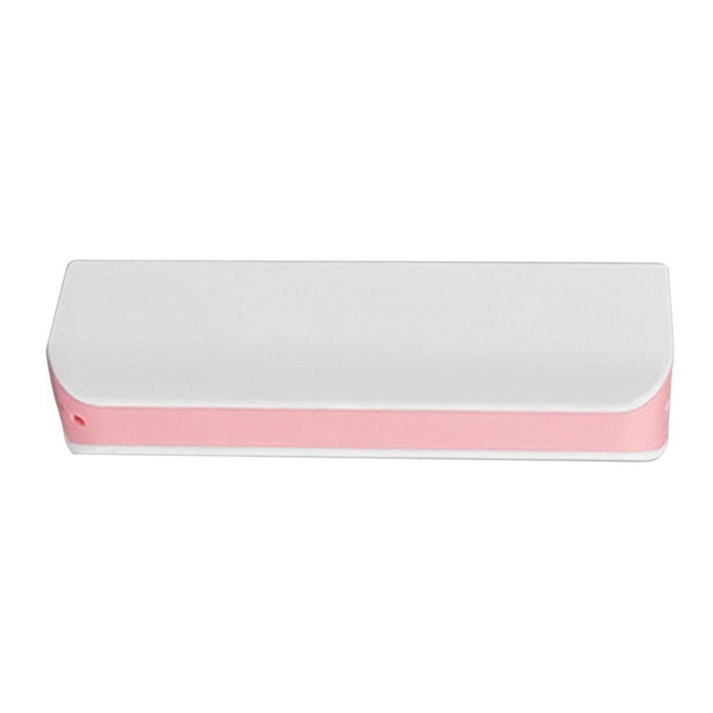 Power Bank Shell Free Welding USB Ports Power Bank PCB Charger Case DIY Kits Powered By 2600mAh 18650 Battery: Pink