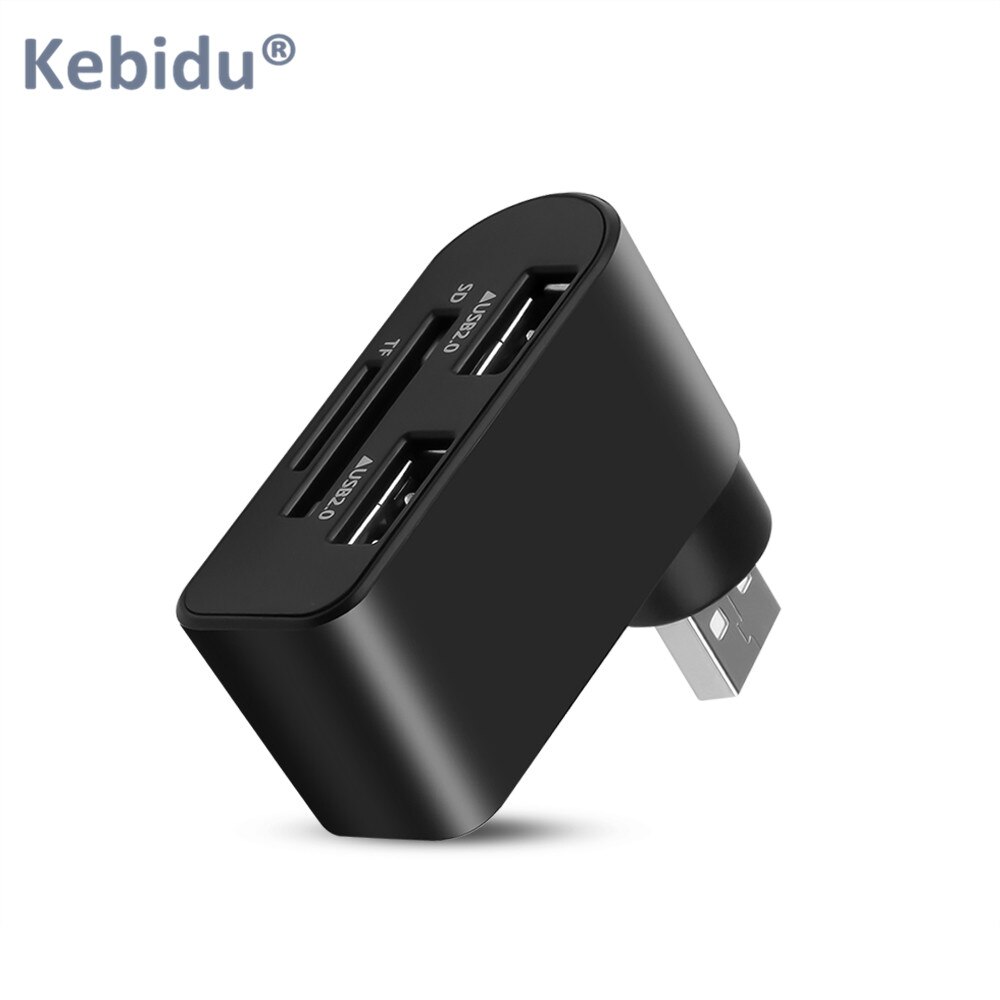 Usb 2.0 Naben 2 Port USB Power Interface Mit TF SD Kartenleser Für NotebookComputer Laptop Zubehör USB Hub Kartenleser