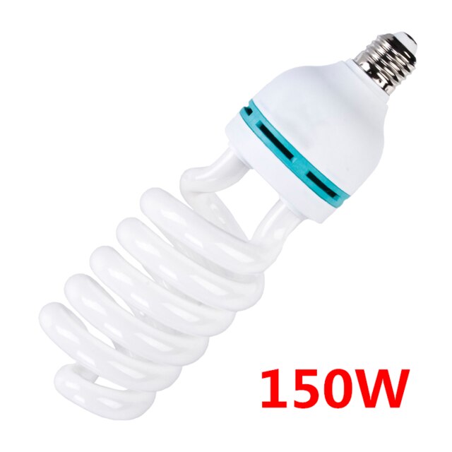 150W E27 Base Heldere Fotografie Daglicht Lamp Fluorescerende Continue Verlichting Lamp Voor Softbox Fotografie Fotoshoot 135W 45W: 150W