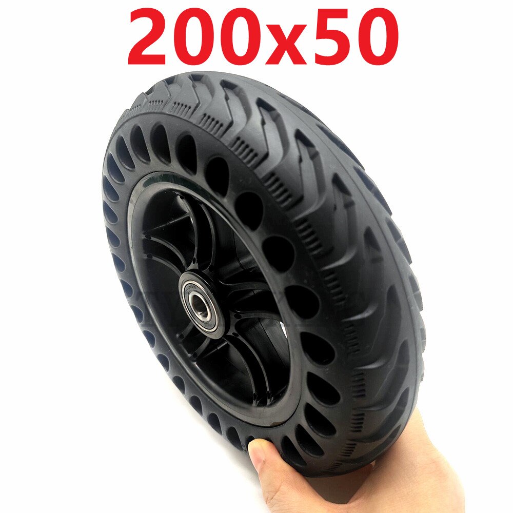 200x50 Solid Tyre with Plastic Rim 200*50 Honeycomb Solid Wheel for Electric Scooter Parts