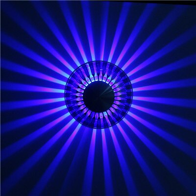 3W RGB LED Ceiling Light ,Embedded Ceiling lamp Scattering Light Aluminum For Living Room Foyer Porch home Lighting Decor: blue light