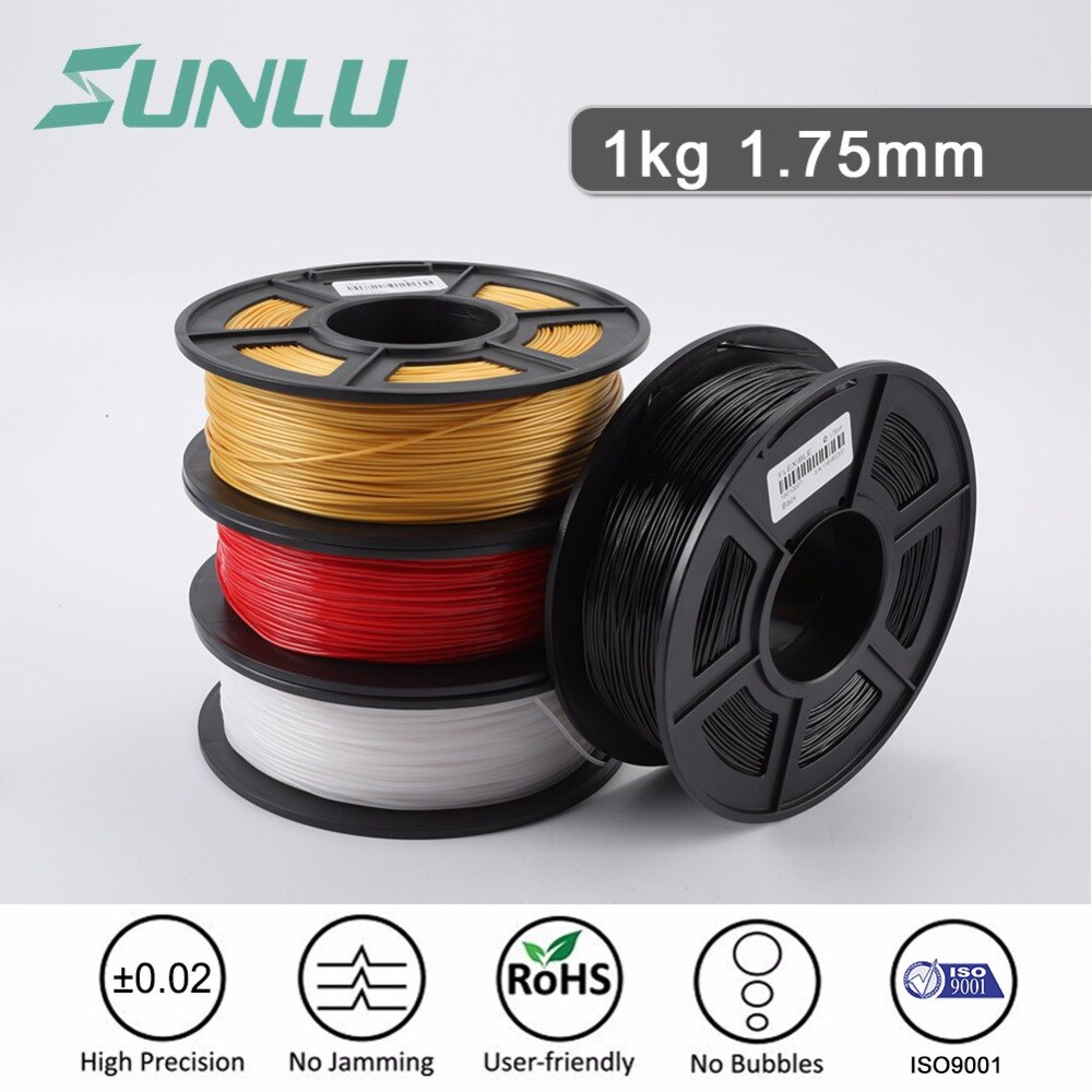 Sunlu 1Kg 1.75Mm Abs Filament Plastic Extrusie Machine Lijn Magnetische Filament Voor 3d Printer Abs Filament Extruder Gratis
