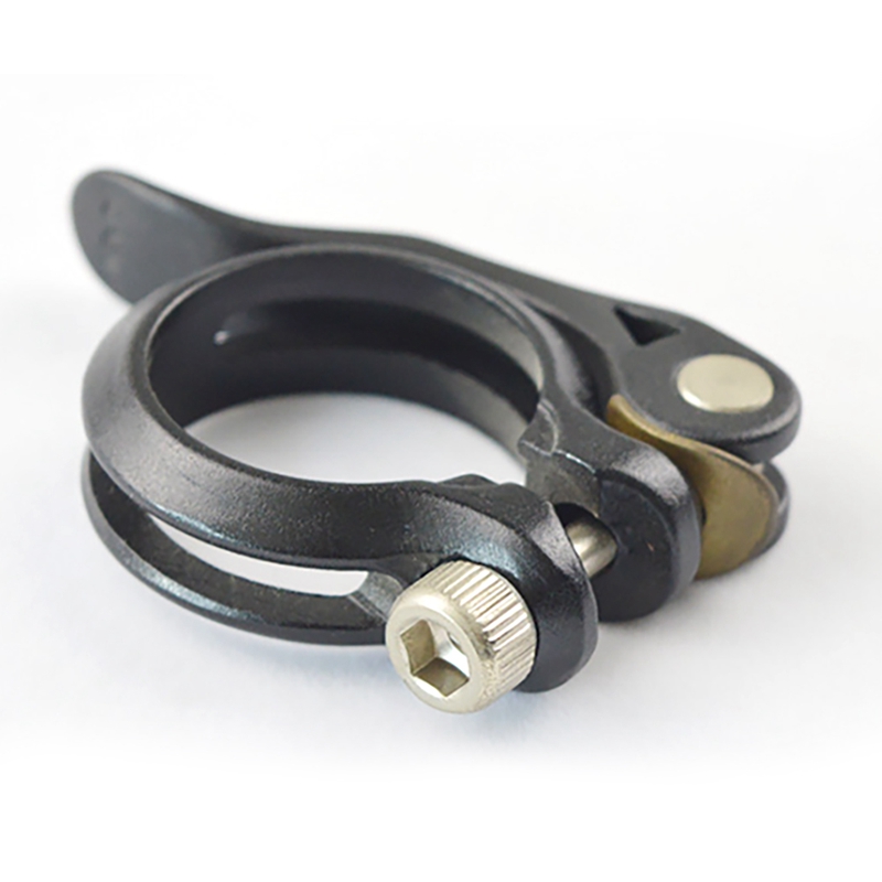 Bicycle Seatpost Clamp Quick Release Bike Seatpost Clamp Sandblasting Aluminum Alloy 34.9MM