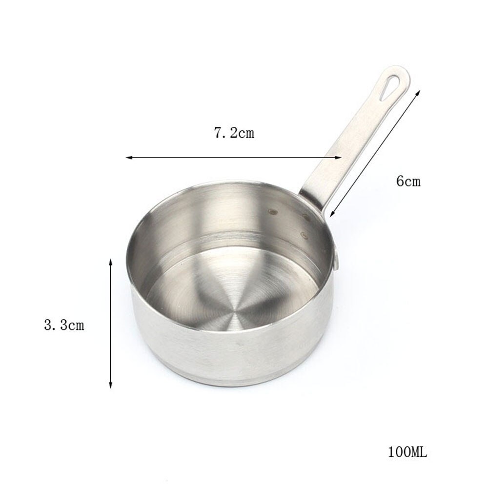 304 uchwyt przyprawy ze stali nierdzewnej zanurzenie miska na sos RestaurantHome stolik barowy sos naczynie miarka kuchenna kuchnia Su: 100ML